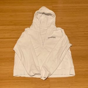 Brandy Melville Oversized Quarter Zip Hoodie